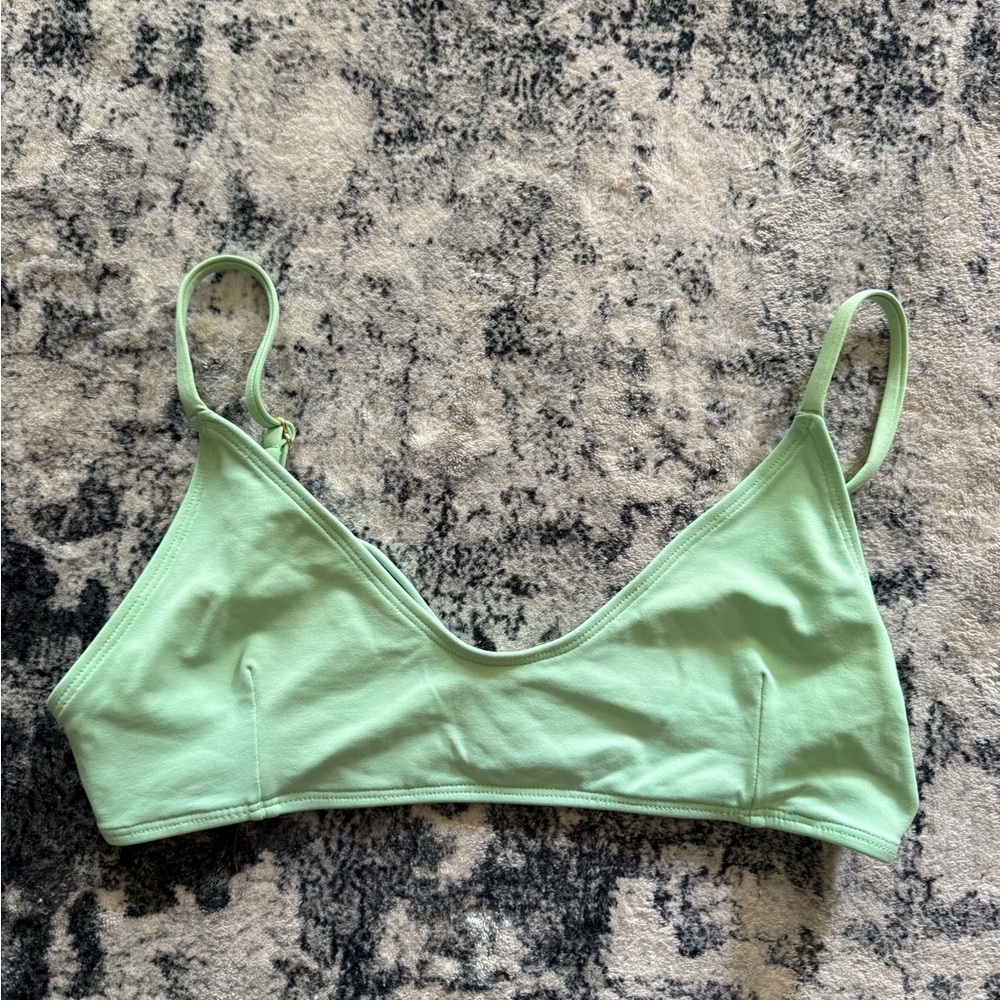 KNIGHT SWIM Light green bikini top